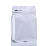 Eco-frendly resealable 8oz 16oz 32oz aluminum foil flat bottom food packaging