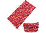 Flower Pattern Original Multifunctional Headwear , Merino Wool Neck Gaiter