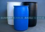 Plastic Bucket Drum 200l Chemical Blow Molding Double L Ring Barrel Making