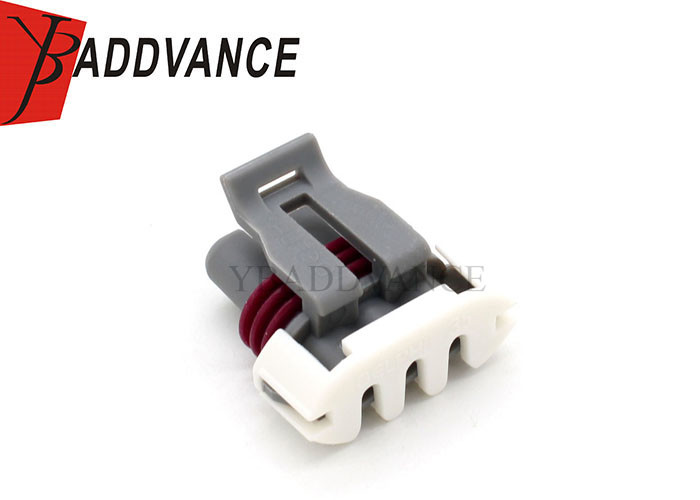 12129946 3 Way Automotive Electrical Connectors Metri-Pack 150 Series Gray Color