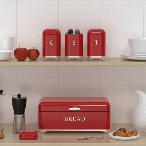 Wholesale Metal Bread Bin Set Tea Can Coffee Can Kitchen Storage Bread Containers Kitchen Organizer Can Design Style Morden Luxury from china suppliers