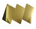 Thickened Decoiling Color Stainless Steel Plate , Anti Corrosion Rose Gold SS