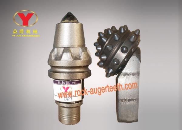 Antifriction Alloy Carbide Bullet Teeth , Foundation Drilling Bullet Teeth For