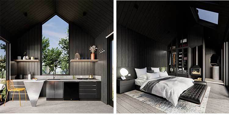 Modular Prefab Home – Light Steel Frame Camping Cabin With High-Quality Building Materials