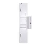 Metal Steel Iron 3 Metal Storage Closet Personal School Locker Storage
