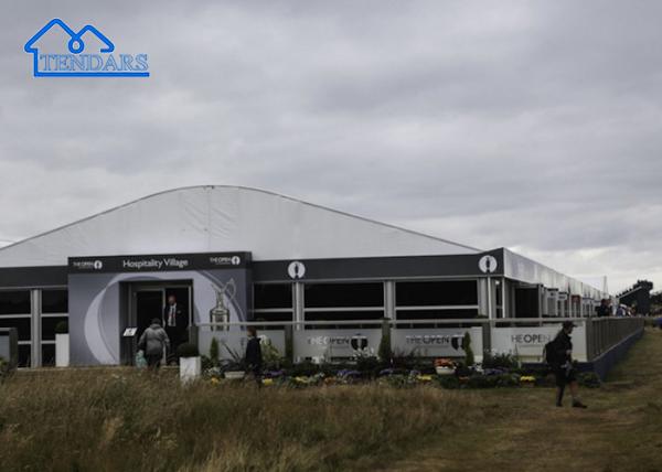 15x50m Large Waterproof Hotel Luxury Resort Arch Roof Arcum Tents For Party,