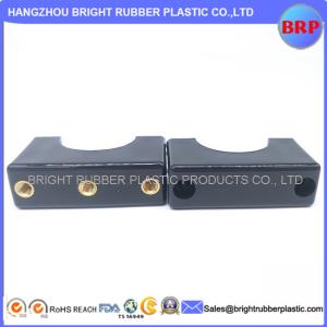 China China Customized Black High Precision PA66 Injection Plastic Hook Nut Insert on sale
