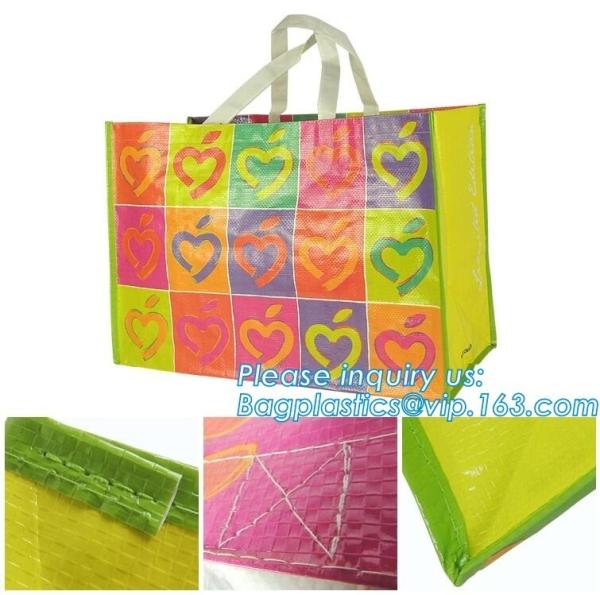 Hot Sale Promotional Colorful Custom Reusable PP Woven Shopping bag,Tote Fabric