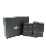Retail Skin Care Box Black Printing And Golden Foil With Waterproof Surface