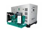 Three Phase Emergency Generator Set , Soundproof Diesel Generator Prime Power