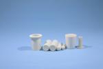 Cylindrical Corundum Mullite , Carbon / Sulfur Analysis Alumina Ceramic Crucible