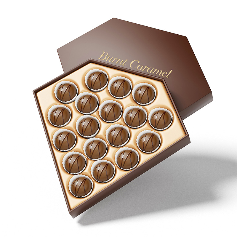 Custom Luxury Colorful Rigiding Shaped Chocolate Box VANISHING Printing Your Own Logo