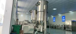China Continuous Spray Dryer Machine Chicken Essence Seed Granulator Dryer Fluidized Bed on sale