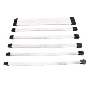 Wholesale ATX Power Cable Power Supply Cable Psu Extension Braided Sleeved 30cm Kits computer power cord from china suppliers