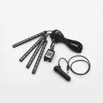 Phone Control Flexible RGB LED Interior Footwell Lights Strips Car LED DRL