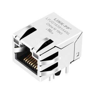 Wholesale LPJG16391A4NL 100/1000 Base-T Tab Up Single Port Shielded RJ45 Board Connector Green&amp;Yellow/Green&amp;Yellow Led from china suppliers