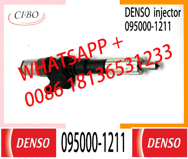 Hot Sale Fuel Injector 095000-1211 for Excavator PC400-7 PC450-7 Engine SA6D125E