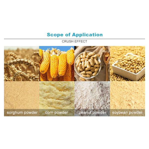 10 Ton Corn Hammer Mill Feed Grinding Crusher Equipment Feed Production Line