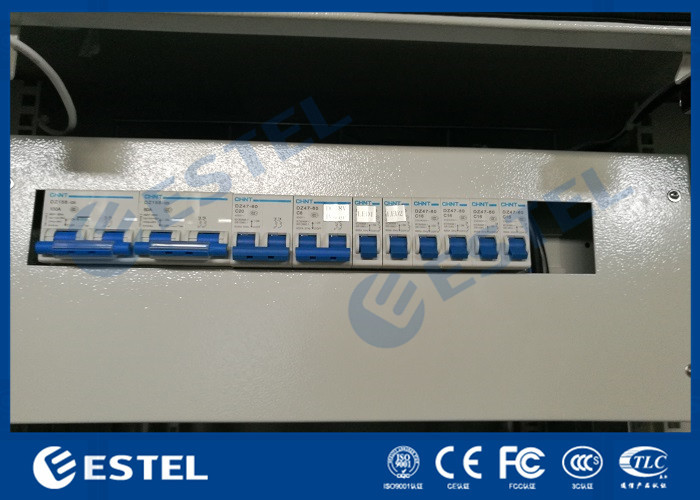 Rack Mount Outdoor Electrical Cabinet Double Wall IP55 With Front Rear Access
