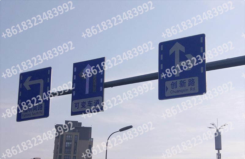 Rectangle Shapes Traffic Sign Aluminum Road Plate Road Direction Signal