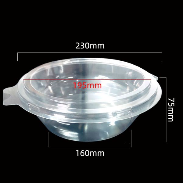 Custom PET Clamshell Packaging for Food Trays - High Clarity & Durable