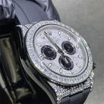 Customized Luxury Brand Moissanite Bust Down Stainless Steel Custom Iced Out