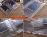 Clear PVC TPU Cosmetic Bag Rainbow Color Transparent Plactic Material Zipper
