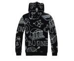 Full White Printing Mens Jogging Suits , Mens Gym Tracksuit Anti Pilling