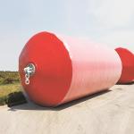 Polyurea Coating Marine Boat Fender Foam Filled Fender Size Customized