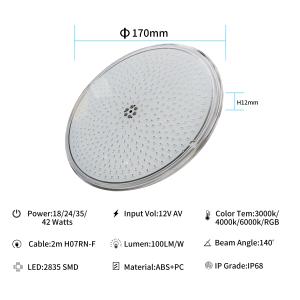 Wholesale RF-003B-252 LED PAR56 RGB Slim Pool Lights IP68 For Astral from china suppliers