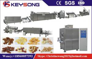 Wholesale Two Screw Cereal Maker Machine 45kw , High Output Food Processing Equipment from china suppliers
