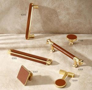 Wholesale Gold Nordic Kitchen Drawer Wardrobe Brass Pull Handles Embossing Knobs Furniture Cabinets Door Knurling Knurled Handle from china suppliers