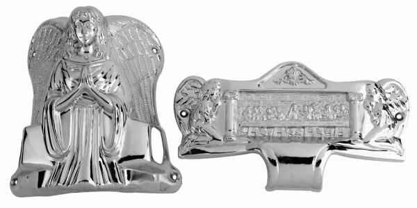 Silver Casket Accessories With Steel Bar 19# S In Silver Color And Plastic