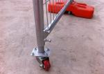 2100mm x 2400mm Melbourne temporary fencing standard OD 32 x 2.00 temp fence