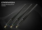 Black Disposable Microblading Manual Tattoo Pen Shading Hairstroke With Hard