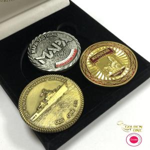 Wholesale Metal Shiny Gold Plated Coin Custom Soft Enamel Die Casting 3D Blank Euro Souvenir from china suppliers