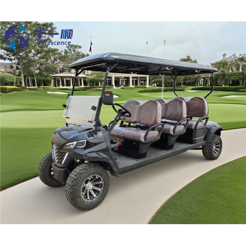Fast Acceleration EV Golf Cart Safety Braking System UV-resistant Canopy CE Certified