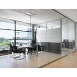 Demountable Glass Partitions Walls , Office Interior Folding Glass Wall