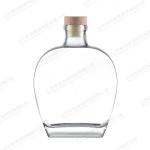 Transparent Wine Glass Empty Bottles 70cl Glass Bottle for Spiritueux Vodka
