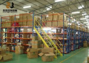 Wholesale Boltless / Rivet Shelving Industrial Mezzanine Floors Surface Smooth 2m Height from china suppliers