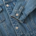 OEM unisex children's denim jacket lamb wool sherpa denim jacket jackets for