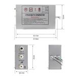 Waterproof IPX5 Steam Bath Equipment With LCD Touch Screen / Bluetooth Control