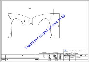 Wholesale TM170901 17x9 Inch forged wheels blanks and monoblock forging wheels blanks Deep concave style from china suppliers