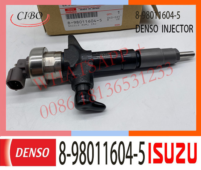 8-98011604-5 DENSO Diesel Engine Fuel Injector 8-98011604-5 095000-6980 095000-6981 For Isuzu 4JJ1