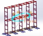 Heavy Duty Stage Truss System LED Screen Truss Wall Totem Ladder Type