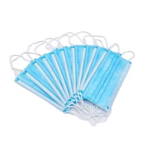 Wholesale 3 Pleats Latex Free Disposable Protective Face Mask 3 Ply Non Sterile from china suppliers