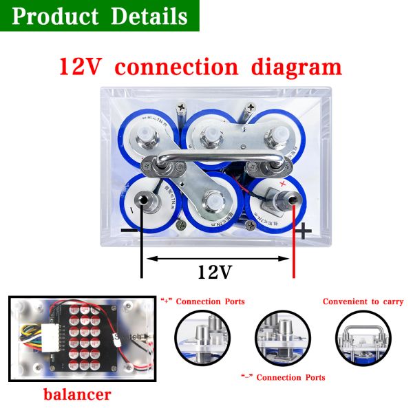 Yinlong LTO 14V 40Ah completed pack 5600W Heltec 5A active balancer car audio battery
