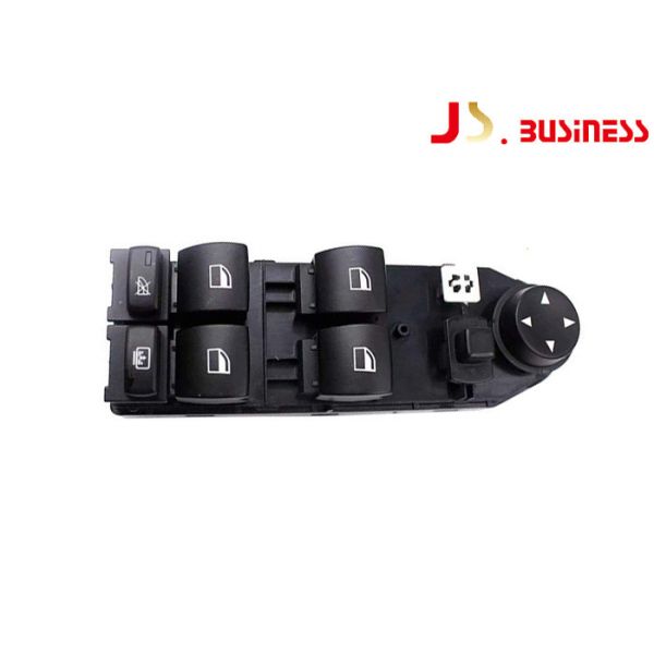 Black Universal Electric Window Switch For BMW 5 Series ABS Material