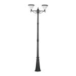 All In One Solar Landscape Lighting Garden Pathway 3 Head Outdoor Post Light