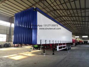 China 3-Axle FUWA Container Semi-Trailer Superior Load Stability Fuel Efficiency For Heavy Cargo on sale